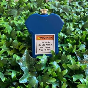 Blue Flasks are so fun to keep your spirits in. Measurements are in photos.